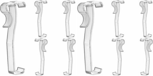 مقاطع Valance 6pcs 2-1/2 '' Window Clip Hidden Clip البلاستيك الشفهي للستائر الأفقية in Kuwait