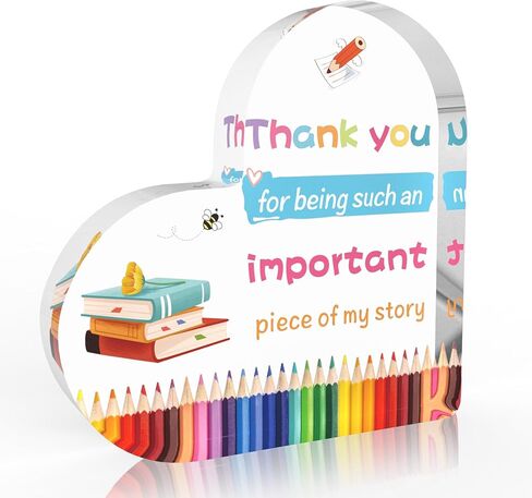 Teacher Appreciation Gifts,Teacher Christmas Gifts,Teacher Gifts for Women,End of Year Teacher Gift,Teacher Acrylic Decor,Teacher Valentine Gift,Retirement Gifts,Graduation Gifts,Thank You Gift in Saudi Arabia