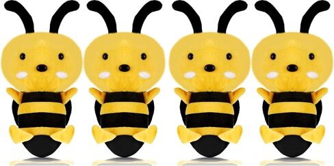 Civaner 2 Pieces Stuffed Honey Bee Toy Movie Plush Bee Stuffed Animal for Decor 1st Birthday Honey Themed Party, 7.87 Inches in Saudi Arabia