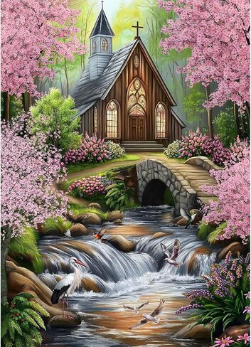 Horse Puzzles for Adults 1000 Piece, Nature Landscape Puzzles Flower Mountain Scenery, Challenging Jigsaw Puzzles with Animals Scenic in Saudi Arabia