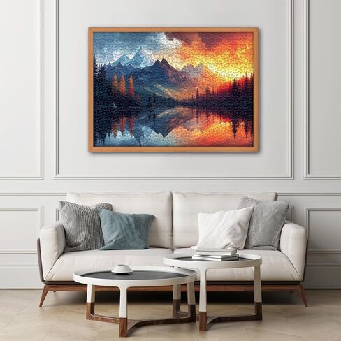 ألغاز الخيول للبالغين 1000 قطعة ، والمناظر الطبيعية الطبيعة ، المناظر الطبيعية ، مشهد جبل الزهرة ، والألغاز الصعبة مع الحيوانات ذات المناظر الطبيعية الخلابة in Kuwait