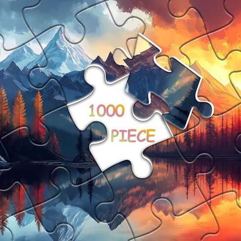 ألغاز الخيول للبالغين 1000 قطعة ، والمناظر الطبيعية الطبيعة ، المناظر الطبيعية ، مشهد جبل الزهرة ، والألغاز الصعبة مع الحيوانات ذات المناظر الطبيعية الخلابة in Kuwait