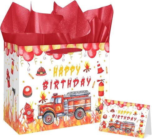 Jiaoiudi Baseball Party Bags with Tissue Paper Greeting Card Baseball Gift Bags Large with Handles Baseball Goodie Bags in Saudi Arabia