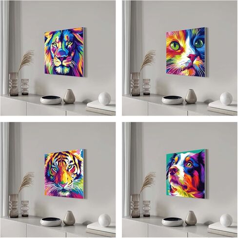 Vaiieyo Framed Paint by Numbers Att for البالغين منارة ، طقم طلاء زيت من المناظر الطبيعية DIY مع أصباغ البهارات والاكريليك ، حرفة الفنون لديكور الجدار المنزلي (8x12 بوصة/20x30 سم) in Kuwait