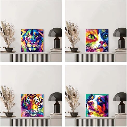 Vaiieyo Framed Paint by Numbers Att for البالغين منارة ، طقم طلاء زيت من المناظر الطبيعية DIY مع أصباغ البهارات والاكريليك ، حرفة الفنون لديكور الجدار المنزلي (8x12 بوصة/20x30 سم) in Kuwait