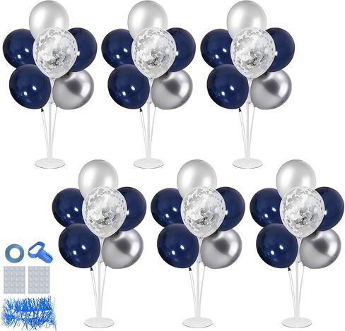 6 Set Balloon Stand with Sage Green and Gold Balloons Centerpiece Table Decorations Birthday Woodland Baby Shower Bridal Shower St.Patrick's Day Easter Christmas New Years Decorations 2025 in Saudi Arabia