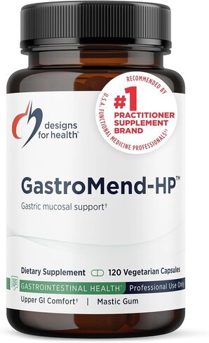 تصاميم للمعدة الصحية HP - الصمغ ، الزنك ، L -carnosine ، مكملات صحة عرق السوس deglycyrrhizinated - قد تدعم صحة المعدة أو الانتفاخ العرضي أو اضطراب المعدة (60 كبسولة) in Kuwait