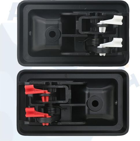 APPERFiT Interior Door Handle (Pair) Compatible with Jeep Wrangler YJ TJ 1991-2006 Replaces 55176477AB 55176476AB 79540 79541 in Kuwait