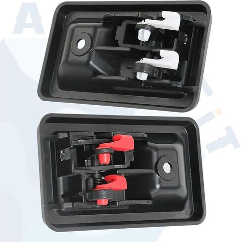 APPERFiT Interior Door Handle (Pair) Compatible with Jeep Wrangler YJ TJ 1991-2006 Replaces 55176477AB 55176476AB 79540 79541 in Kuwait