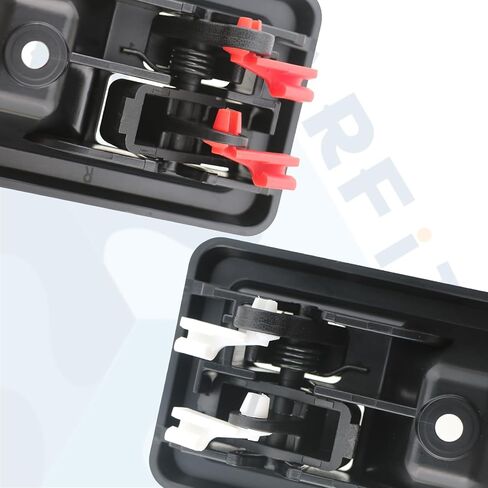 APPERFiT Interior Door Handle (Pair) Compatible with Jeep Wrangler YJ TJ 1991-2006 Replaces 55176477AB 55176476AB 79540 79541 in Kuwait