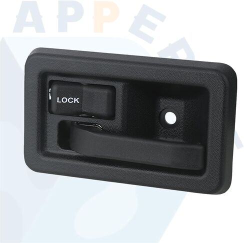 APPERFiT Interior Door Handle (Pair) Compatible with Jeep Wrangler YJ TJ 1991-2006 Replaces 55176477AB 55176476AB 79540 79541 in Kuwait
