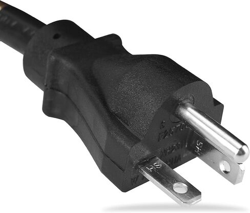 NEMA 6-20 Plug to 6-20 موصل تمديد سلك الطاقة - 25FT، 20A/250V، 12/3 SJTW، T Blade - أسود in Kuwait