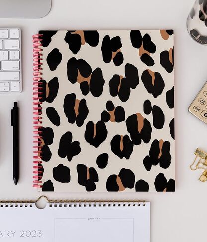 kate spade new york Large College Ruled Notebook, 11" x 9.5" Spiral Notebook with 160 Pages, Painterly Strokes in Saudi Arabia