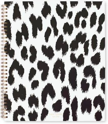 kate spade new york Large College Ruled Notebook, 11" x 9.5" Spiral Notebook with 160 Pages, Painterly Strokes in Saudi Arabia