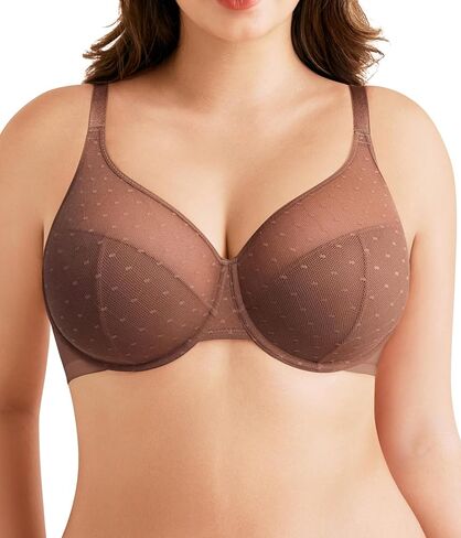 Brabic Minimizer Bras للنساء التغطية الكاملة بالإضافة إلى حمالات الصدر الحجم مع دعم الأسلاك للثديين الكبار in Kuwait
