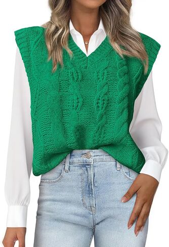 BTFBM WOMENS SWEETER STES 2025 Summer V الرقبة خواص بلا أكمام بلا أكسي in Kuwait