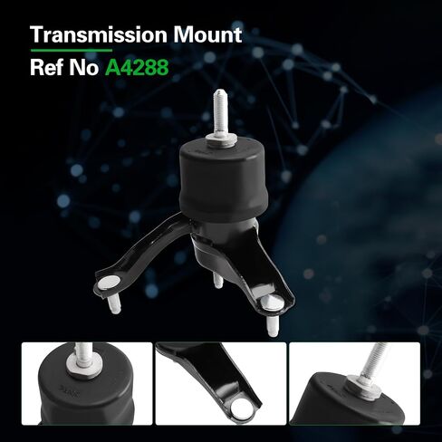 Engine Torque Strut Mount Replacement Compatible with 2007-2018 ES350 & 2013-2018 Avalon 3.5L V6 Engine,Replace OE A62060 123630P141 1236331031 1236331033 1PCS in Kuwait