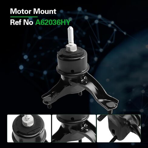 Engine Torque Strut Mount Replacement Compatible with 2007-2018 ES350 & 2013-2018 Avalon 3.5L V6 Engine,Replace OE A62060 123630P141 1236331031 1236331033 1PCS in Kuwait