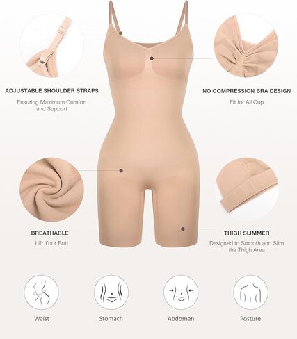 Lover-Beauty Shapewear Tummy Control Bodysuit Butt Lifting Seamless Body Shaper for Women Waist Trainer Comfortable Wearing in Kuwait