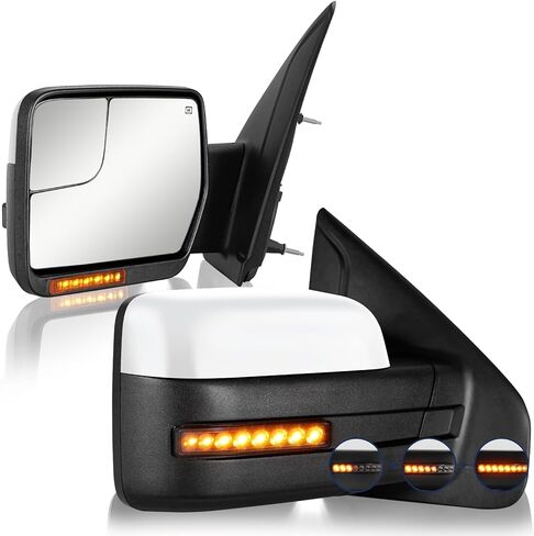 مرآة القطر لـ Ford F150-تناسب الاستبدال لشاحنة بيك آب فورد F-150 2004-2014 in Kuwait