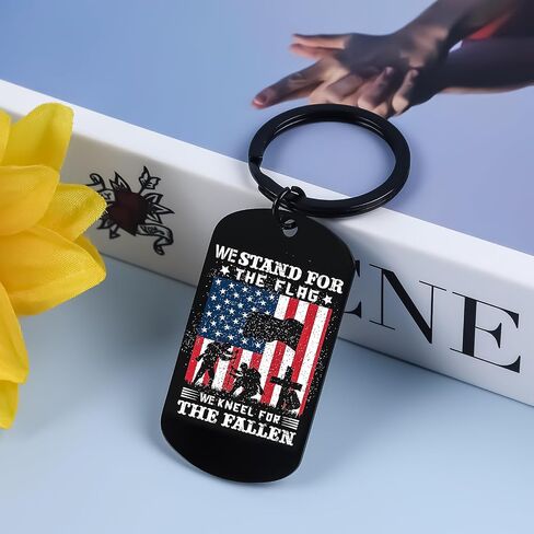 Veterans Keychain Gifts for Men - American Flag Keychain Gifts Thank You Veterans Gift Patriotic Keychain Gifts for Marines Armed Forces Service Medal Appreciation Gift for Army Veteran in Saudi Arabia