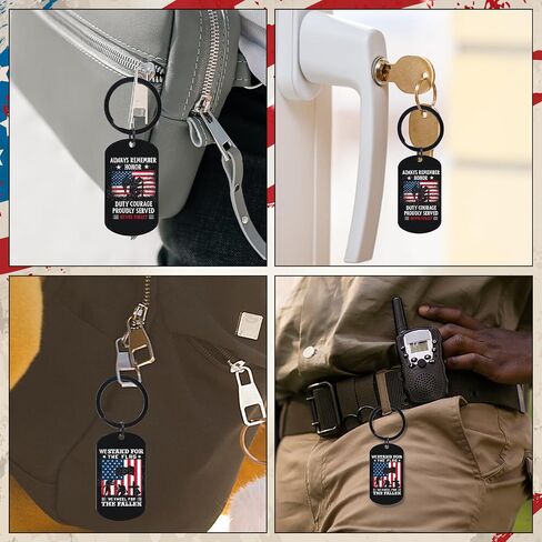 Veterans Keychain Gifts for Men - American Flag Keychain Gifts Thank You Veterans Gift Patriotic Keychain Gifts for Marines Armed Forces Service Medal Appreciation Gift for Army Veteran in Saudi Arabia