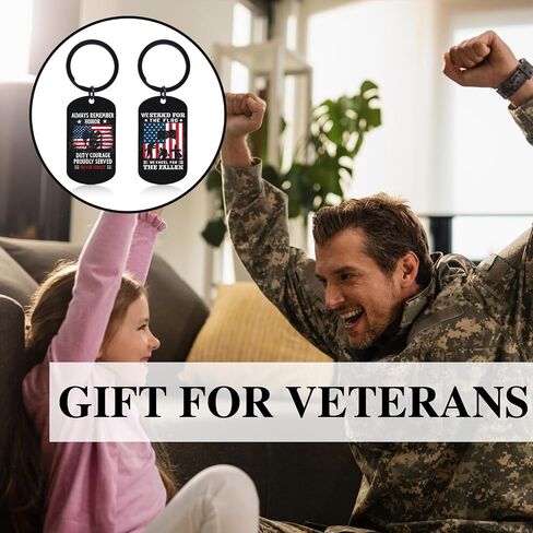 Veterans Keychain Gifts for Men - American Flag Keychain Gifts Thank You Veterans Gift Patriotic Keychain Gifts for Marines Armed Forces Service Medal Appreciation Gift for Army Veteran in Saudi Arabia