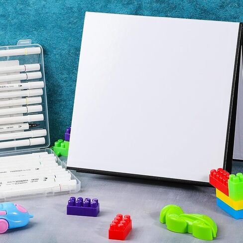 Zhanmai 10 Pcs Blank Game Board Quad Fold Dry Erase Make Your Own Game Board Folding Cardboard for School Classroom DIY Game Entertainment Activities, 18 x 18 Inches in Saudi Arabia