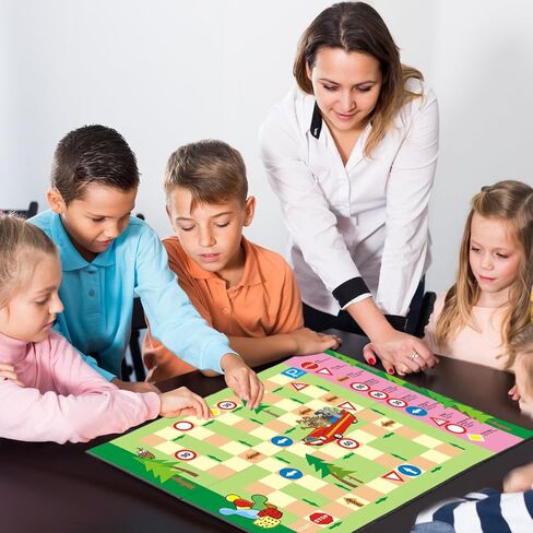 Zhanmai 10 Pcs Blank Game Board Quad Fold Dry Erase Make Your Own Game Board Folding Cardboard for School Classroom DIY Game Entertainment Activities, 18 x 18 Inches in Saudi Arabia