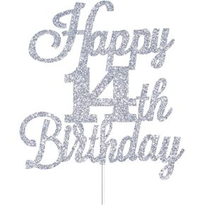 Happy 65th Birthday Cake Toppers Silver Glitter, Cheers to 65 Years Old Bday Decoration 65th Anniversary Cake Topper, Sixty-five Theme Cake Decorations for Birthday Anniversary Party in Saudi Arabia