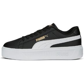 PUMA Women's Smash Platform V3 Sneaker, Warm White-Caramel Latte Gold, 7.5 in Kuwait
