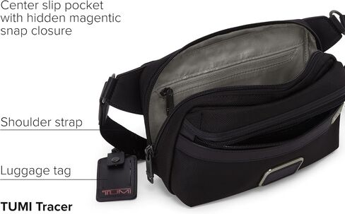 TUMI - Alpha East West Sling - Premium Travel Bag with Quick Access Pockets - Easy to Carry for Everyday Use - Black in Saudi Arabia