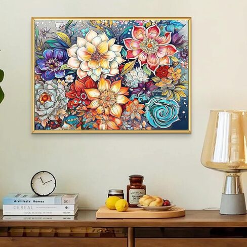 JATOK Diamond Painting Kits for Adults Beginner Ladybug Sunflower 5D DIY Diamond Art Craft Paint with Full Round Drill Embroidery Pictures Arts Paint by Number Kits for Home Wall Decor 11.8x15.7in in Saudi Arabia