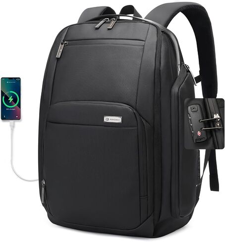 Travel Laptop Backpack, Business Anti Theft Slim Sturdy Laptops Backpack，Water Resistant College School Computer Bag Gift for Men & Women Fits 15.6 Inch Notebook 18L(Green) in Saudi Arabia