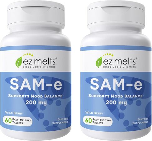 EZ Melts Dissolvable SAM-e Supplement 200 mg, Sugar-Free, 1-Month Supply in Saudi Arabia