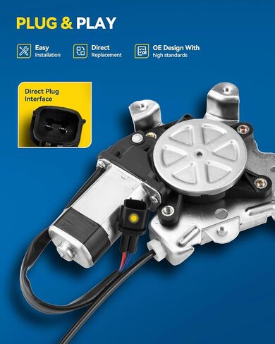 PHILTOP 751-713 Rear Right Passenger Side Window Regulator and Motor Assembly Original Equipment Replacement for Escape 2008 2009 2010 2011 2012,Mariner 2008-2011,Tribute 2008-2011 in Saudi Arabia