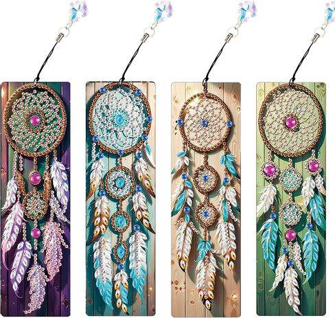 4 PCS Diamond Art Bookmarks for Adults Diamond Painting Bookmarks Diamond Painting Bookmark Kits Diamond Art Book Marks Diamond Painting Book Marks Diamond Art Bookmark Kits Owl in Saudi Arabia
