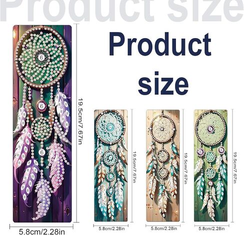 4 PCS Diamond Art Bookmarks for Adults Diamond Painting Bookmarks Diamond Painting Bookmark Kits Diamond Art Book Marks Diamond Painting Book Marks Diamond Art Bookmark Kits Owl in Saudi Arabia