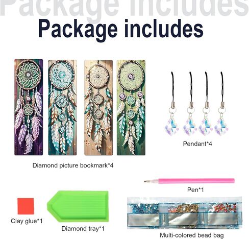4 PCS Diamond Art Bookmarks for Adults Diamond Painting Bookmarks Diamond Painting Bookmark Kits Diamond Art Book Marks Diamond Painting Book Marks Diamond Art Bookmark Kits Owl in Saudi Arabia