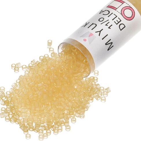 Miyuki Delica 11/0 Seed Beads Crystal AB Db051 7.2 Gr in Saudi Arabia