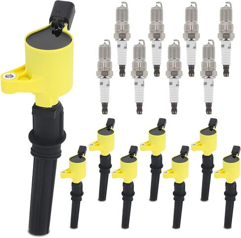 Sorghum Ignition Coil Pack and Spark Plugs Compatible with Toyota Matrix Corolla C-HR Scion xD Replace# UF596 90919-02252 90919-02258 C1714 E1096 GN10341 Set of 4 in Kuwait