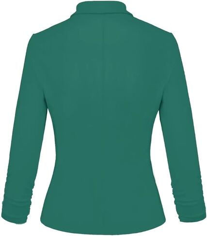 Hybrid & Company Women's Lightweight Casual Work Office Stretch Ponte Cardigan Blazer Jacket Made in USA in Kuwait