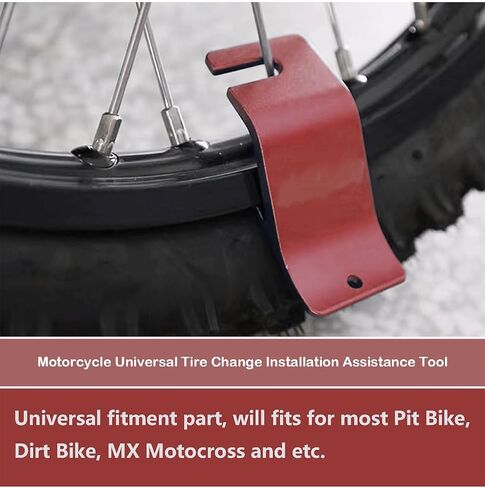 Motorcycle Tire Installation Assistance Tool Holder Hook,Off-Road Tire Removal Install Assistance Changer Tool for Dirt Bike,Tire Changing Tool in Saudi Arabia