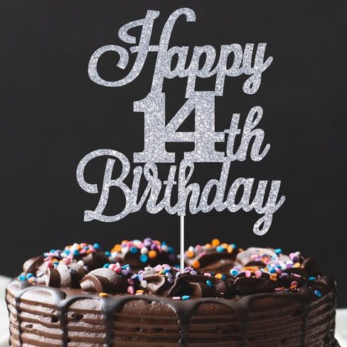 Happy 65th Birthday Cake Toppers Silver Glitter, Cheers to 65 Years Old Bday Decoration 65th Anniversary Cake Topper, Sixty-five Theme Cake Decorations for Birthday Anniversary Party in Saudi Arabia
