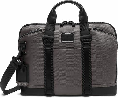 TUMI - Alpha Bravo Academy Brief - Compact Laptop Briefcase - Travel Laptop Bag - 11.8" X 15.5" X 2.0" - For 15" Laptop - Navy in Saudi Arabia