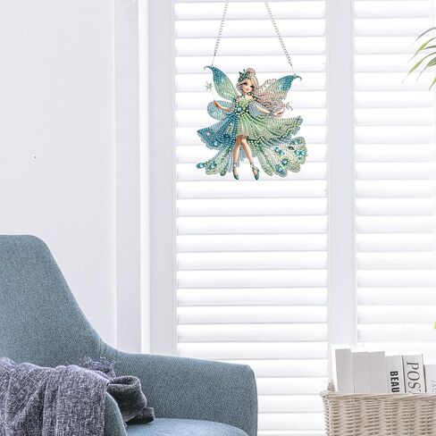 JISHSHAY Diamond Art Pendant Diamond Painting Hanging Diamond Art Suncatchers Diamond Art Wind Chime Diamond Painting Window Suncatchers Diamond Art Hanging Diamond Painting Pendant Elephant in Saudi Arabia
