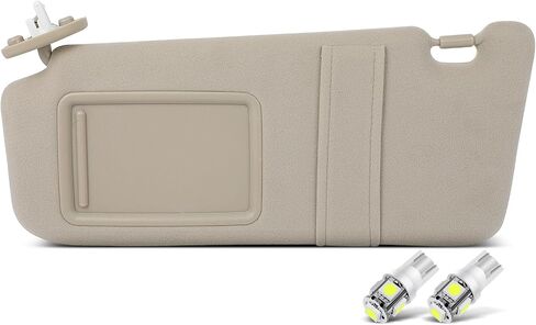 SCITOO Car Sun Visor Assbembly With Mirror Fit For 2009-2014 For Acura For TL,2008-2012 For Honda For Accord Beige With Sunroof(Left Driver Side) in Saudi Arabia