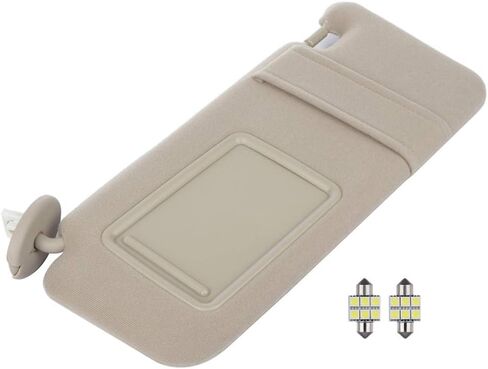 SCITOO Car Sun Visor Assbembly With Mirror Fit For 2009-2014 For Acura For TL,2008-2012 For Honda For Accord Beige With Sunroof(Left Driver Side) in Saudi Arabia