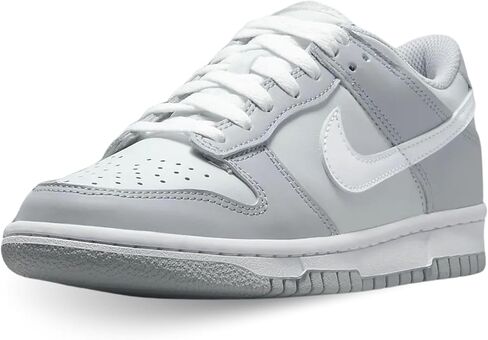 Nike Dunk Low Big Kids' Shoes (FZ4352-600, Dark Team Red/Summit White/) Size 5 in Saudi Arabia