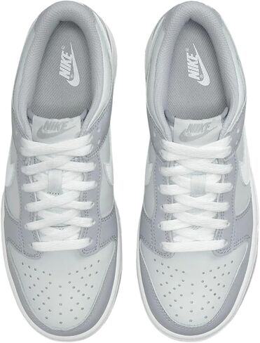 Nike Dunk Low Big Kids' Shoes (FZ4352-600, Dark Team Red/Summit White/) Size 5 in Saudi Arabia